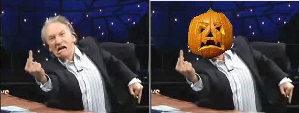 Bill Maher psycho pumpkin.JPG