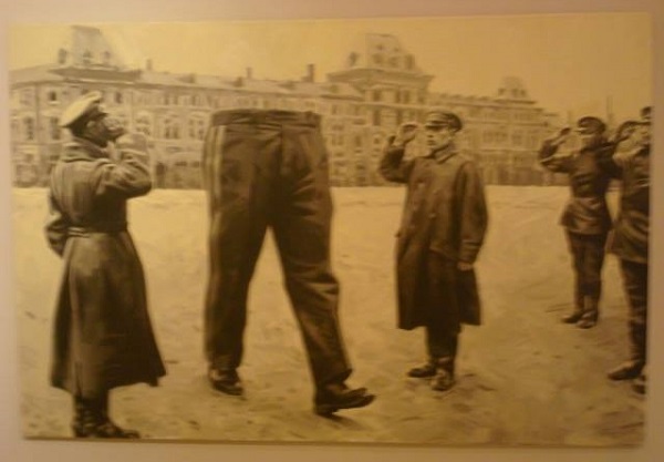 SU.appropriation.Having appropriated from Steppe Nomads Culture ( pants ! ), Empty Suit parades in front of Lubyanka.jpg