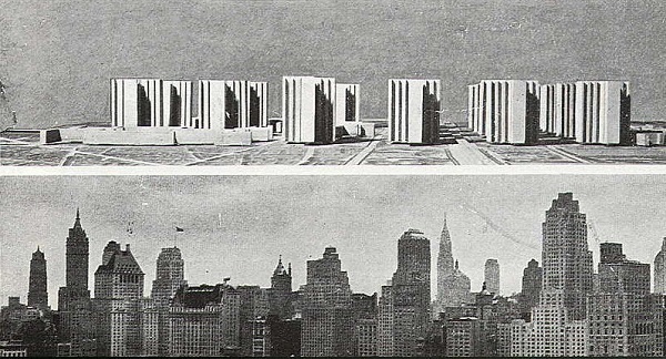 FRA.Le Corbusier.Ville contemporaine de 3 millions d-habitants.1922.3.versus NY.see - Plan Voisin.1925.(600).jpg