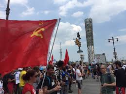 Soviet flag Democrat convention.jpg