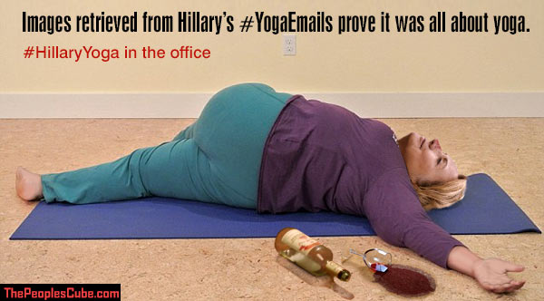 Image result for hillary does downward facing dog stretch