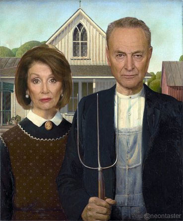 Dem_Response_Pelosi_Schumer_Amer_Gothic.