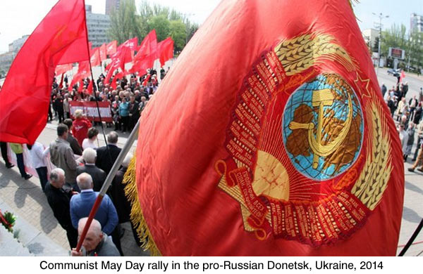 Donetsk communist rally