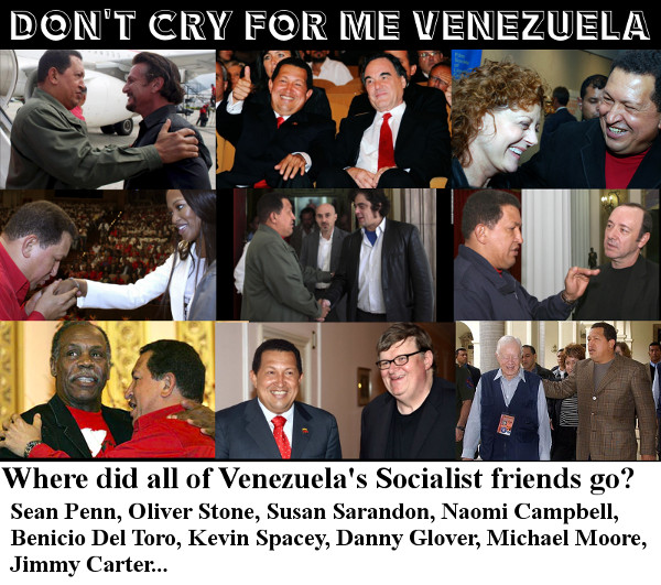 Stars support Venezuela