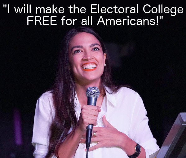Ocasio Cortez electoral college free
