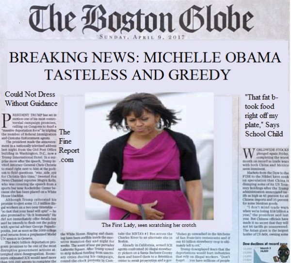 Boston globe parody Michelle Obama.jpg