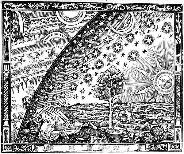 cosmology.Flammarion woodcut.anonym wood engraving.(h=600).jpg