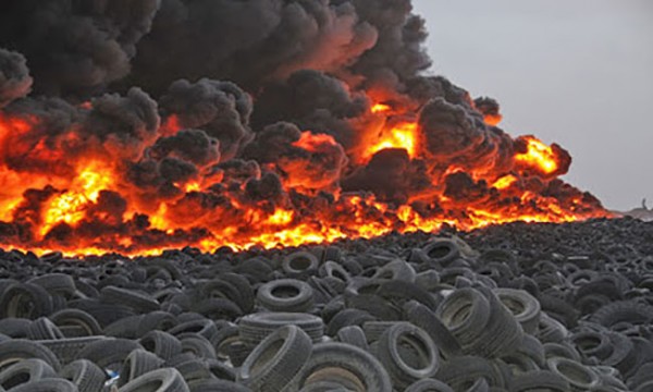 Socialist Cuba burning old tires as fuel2.jpg