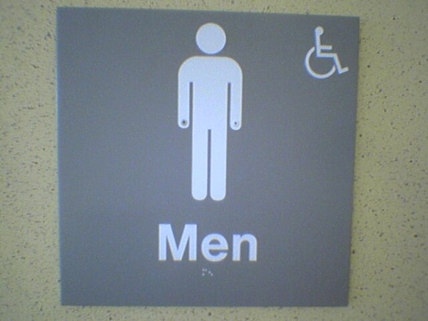 Mens Room Sign.JPG