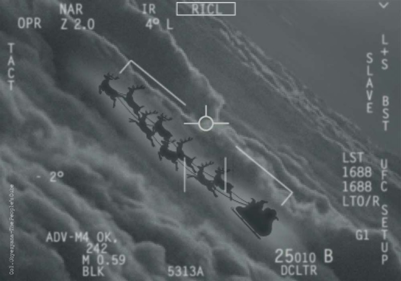 A UAV that was tracked by a military aircraft on December 24, 2021. (U.S. Navy photo)