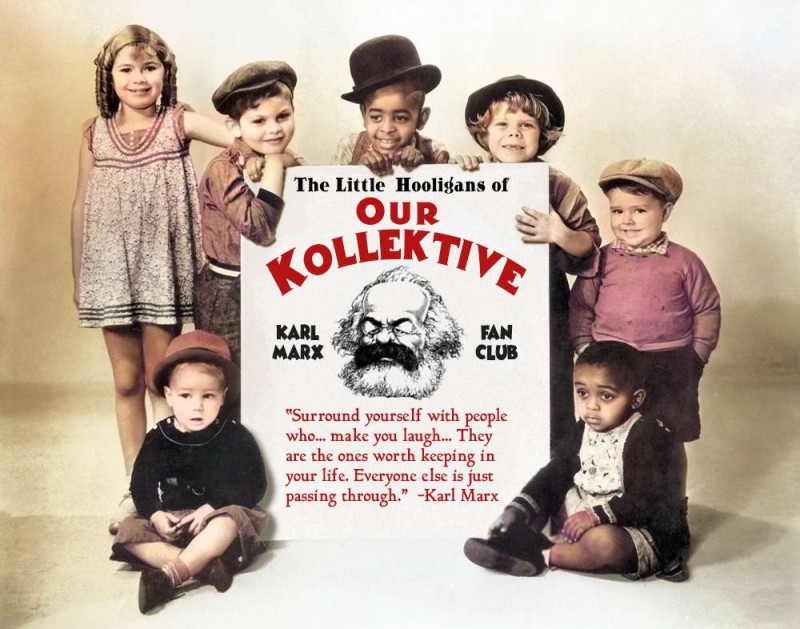 Dorothy DeBorba (upper left) and The Little Hooligans.