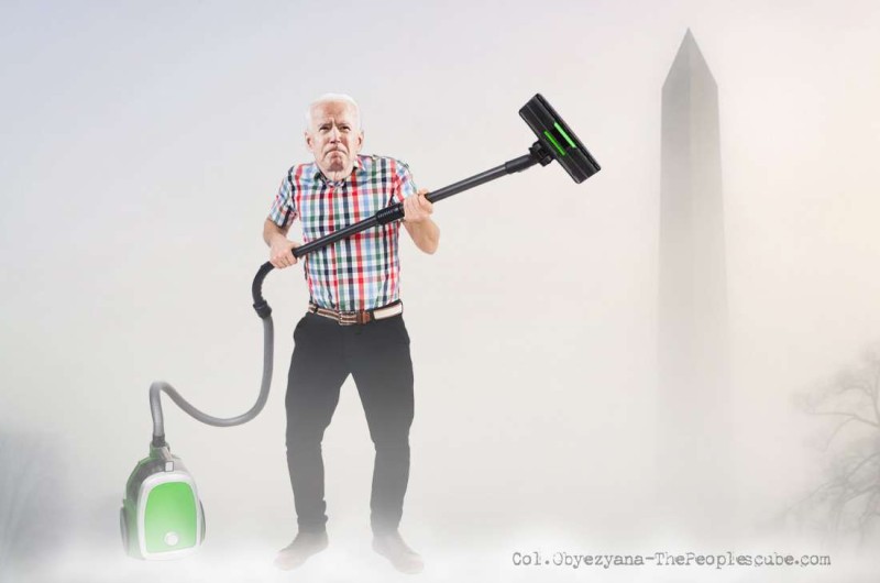 President Hoover readies his weapon of CO2 destruction.