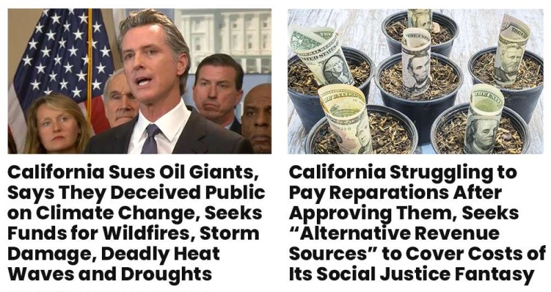 Californistan digs itself into so many financial holes that it's easy to believe they think money grows on trees.