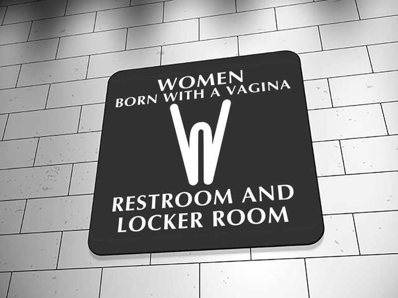 Women's room for real women only