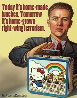 School lunch terrorism cartoon