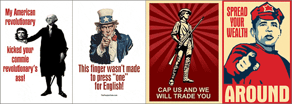 independence day tea party posters
