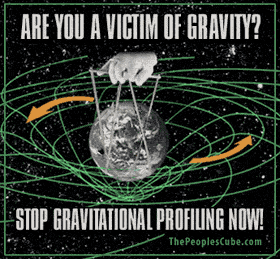 Victim of Gravity cartoon