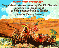 washington rio grande mexican illegal immigration cartoon