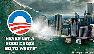 Hurricane Sandy is an electoral crisis we can't go to waste parody