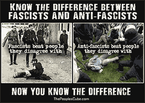 difference between fascists and anti-fascists