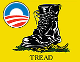 New Obama-approved Tea Party Gadsden flag: TREAD!