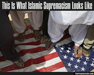 Islamic Supremacism - American flag
