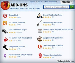 New Mozilla Add-Ons parody