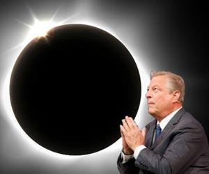 Solar eclipse Al Gore
