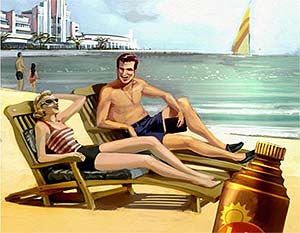 Sunscreen ad