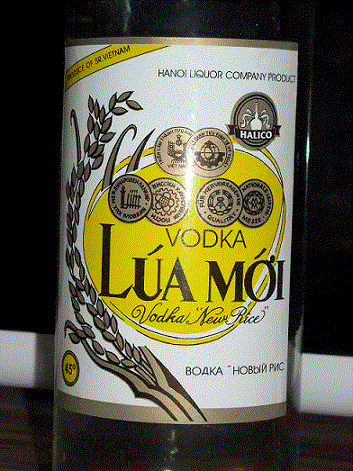Hanoi Vodka Label Close Up.gif