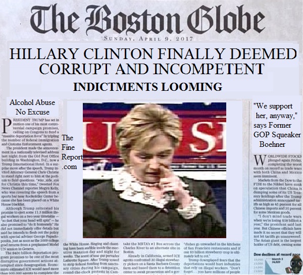 Boston globe parody Hillary Clinton.jpg